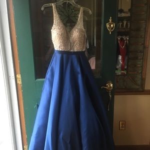 Blue Pageant/prom dress